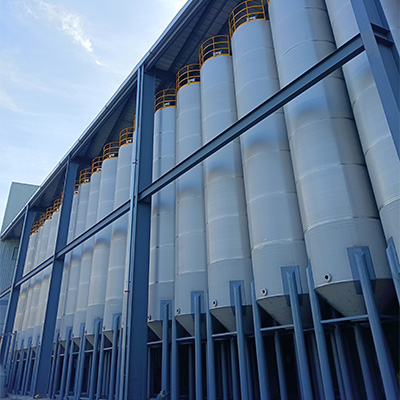 O silo exterior de Niasi resolve pontos de dor do armazenamento material industrial do núcleo