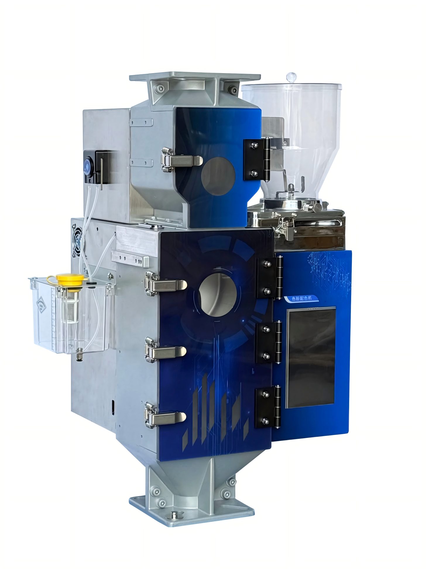 Mistura inteligente de cores em pó